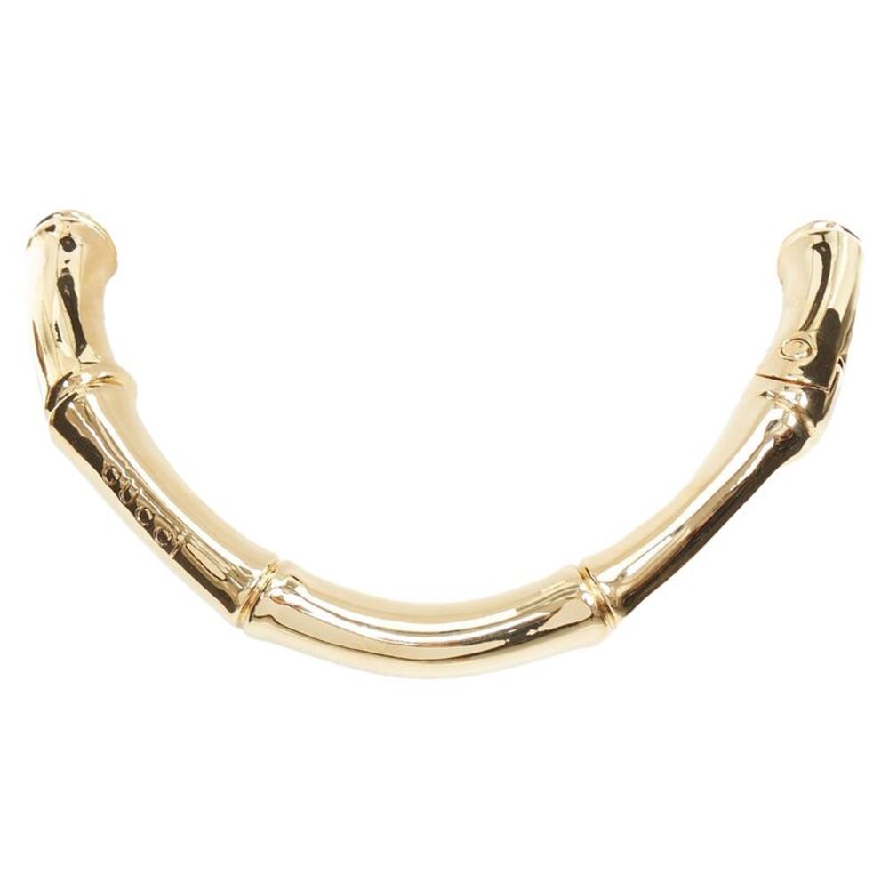 Gucci 2025 Runway Gold Ancora Bamboo Choker Necklace